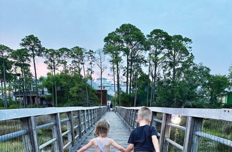 Baytowne Kids on bridge